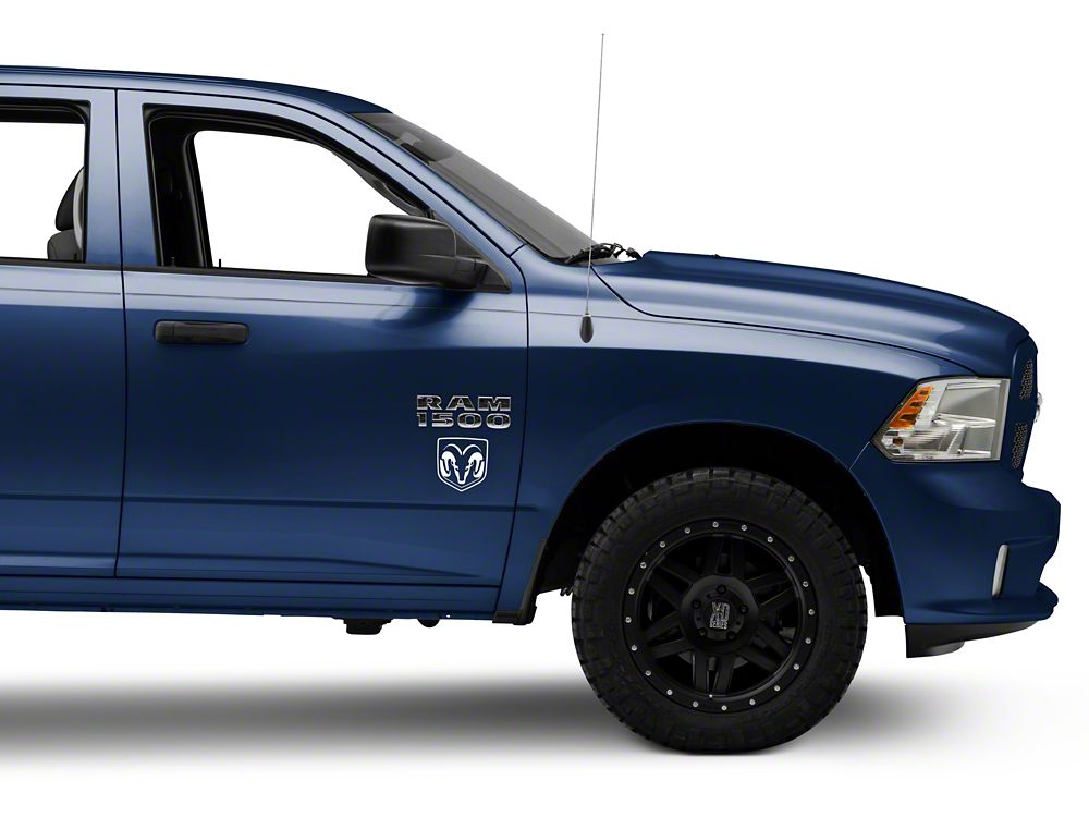 RAM Licensed by RedRock Small RAM Head Logo; White (02-18 RAM 1500)