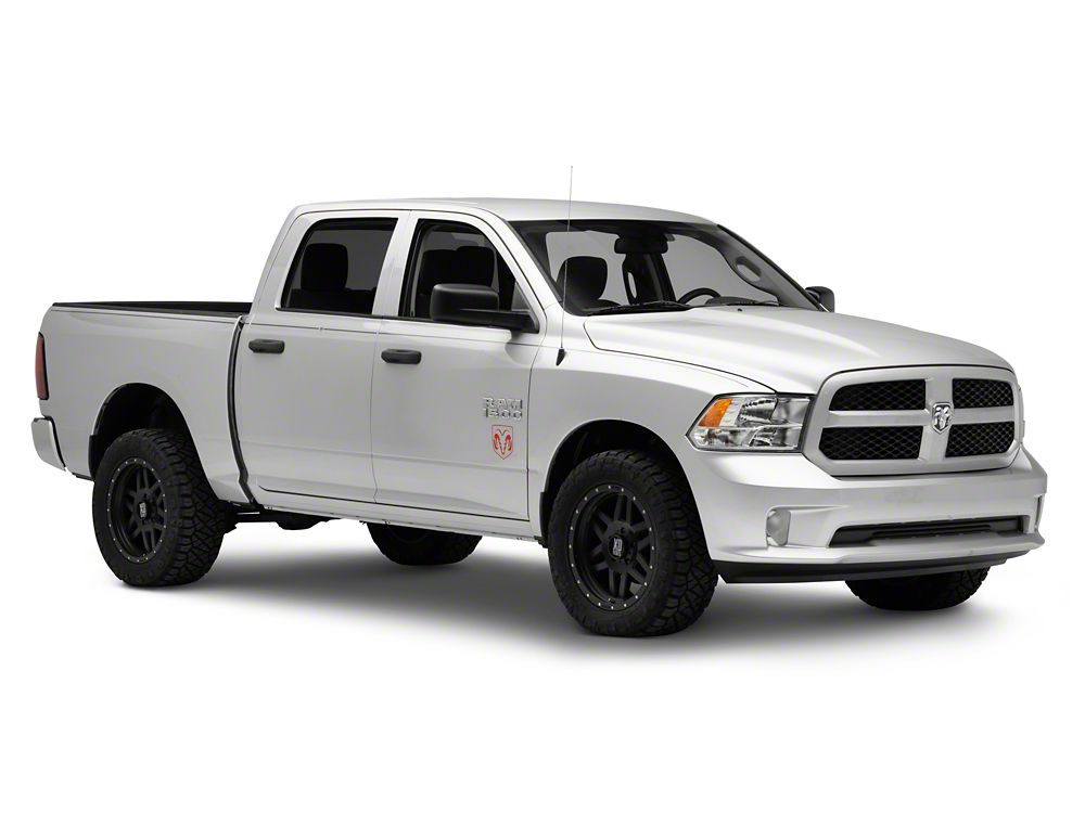 RAM Licensed by RedRock Small RAM Head Logo; Red (02-18 RAM 1500)
