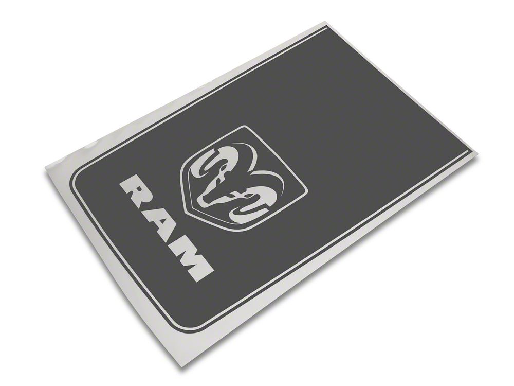 RAM Licensed by RedRock Hood Decal with Logo; Anthracite (09-18 RAM 1500, Excluding Rebel)