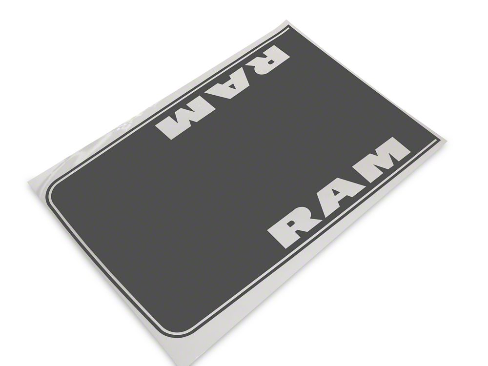 RAM Licensed by RedRock Hood Decal with RAM Logo; Anthracite (09-18 RAM 1500, Excluding Rebel)