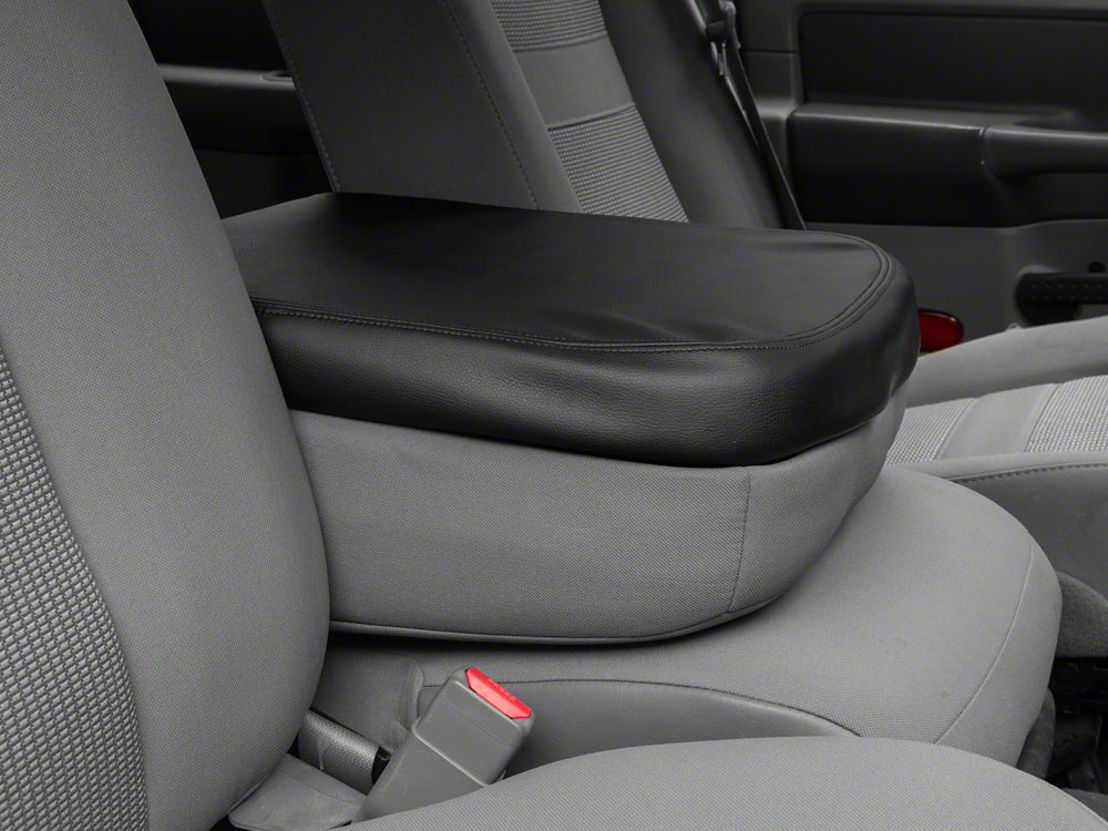 RedRock Center Console Armrest Cover Replacement; Black (02-08 RAM 1500)