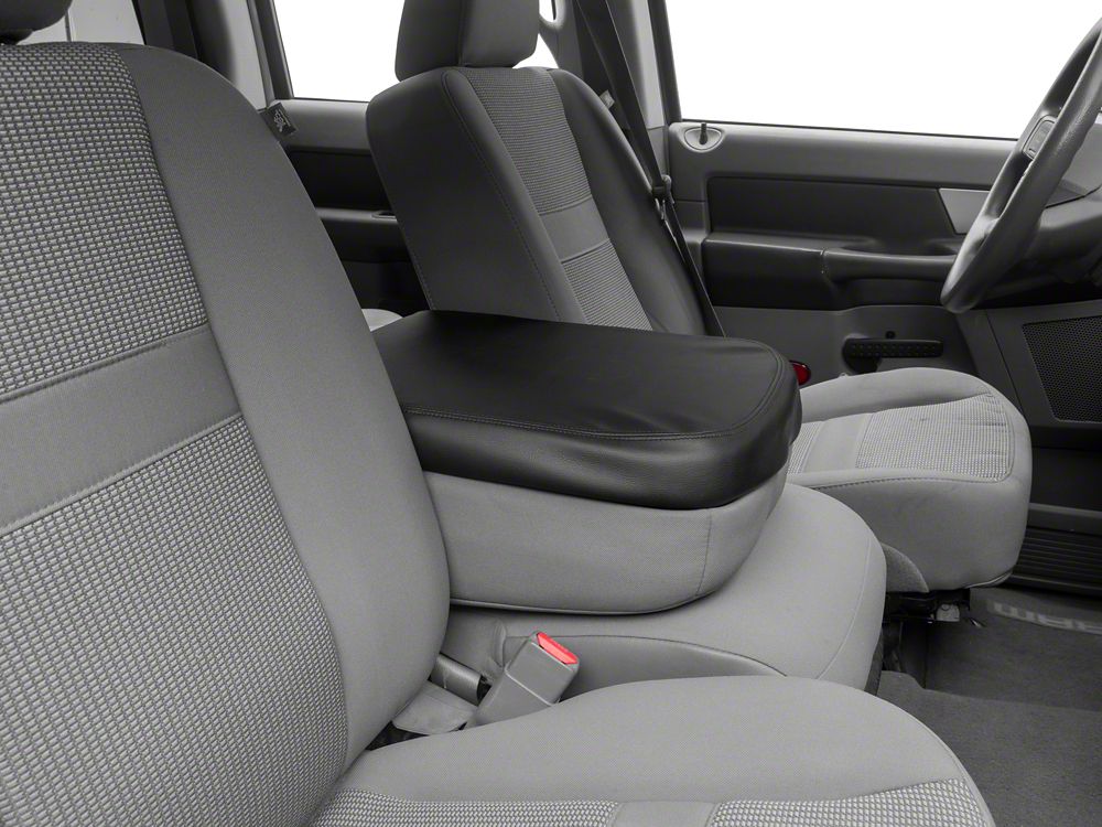RedRock Center Console Armrest Cover Replacement; Black (02-08 RAM 1500)