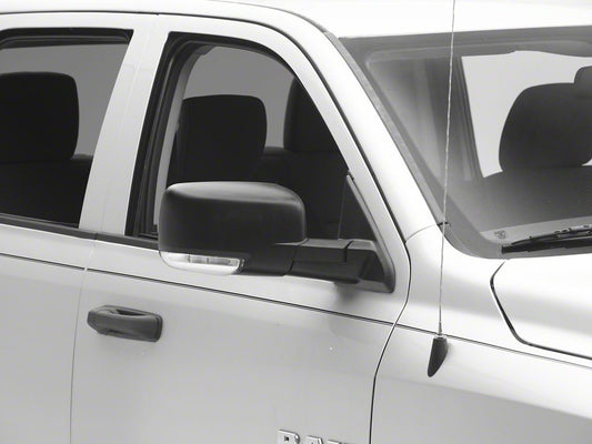 RedRock Powered Heated Manual Folding Mirror; Passenger Side; Black (13-18 RAM 1500)