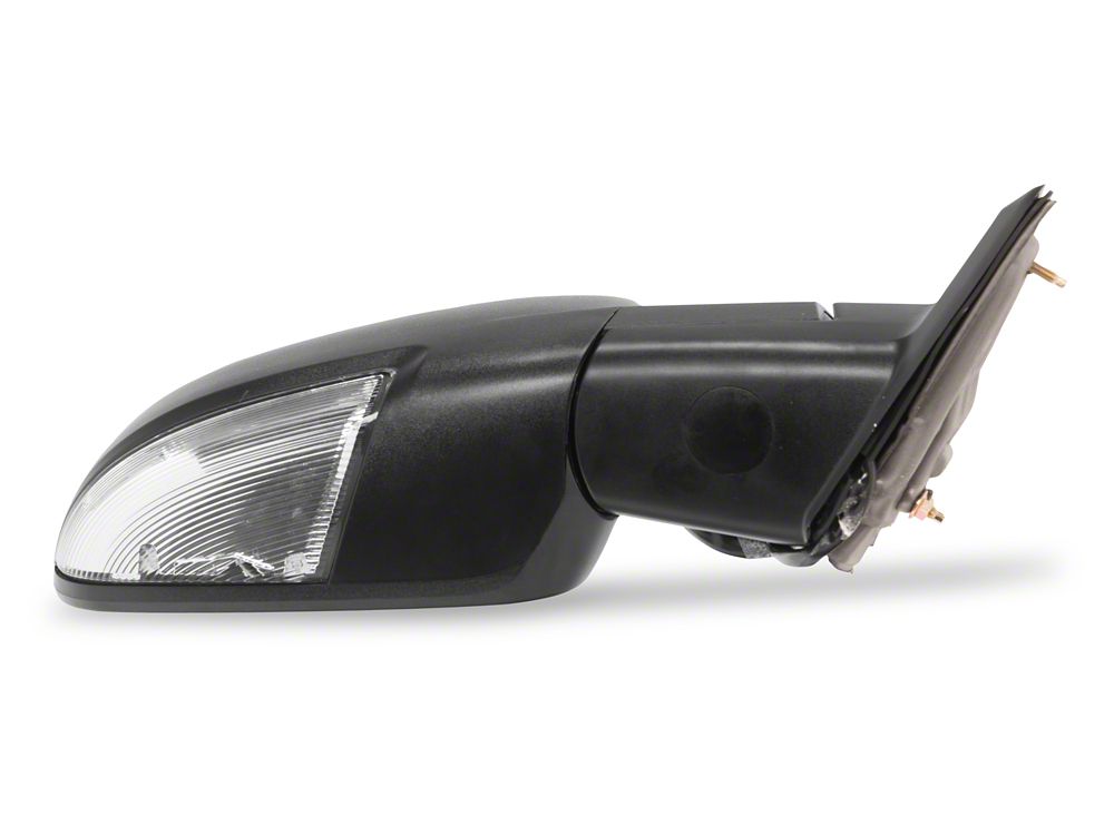 RedRock Powered Heated Manual Folding Mirror; Passenger Side; Black (13-18 RAM 1500)