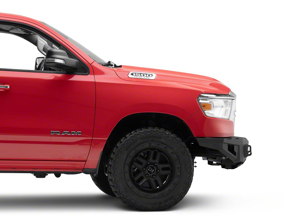 RedRock Pre-Runner HD Modular Winch Mount Front Bumper (19-24 RAM 1500, Excluding Rebel & TRX)