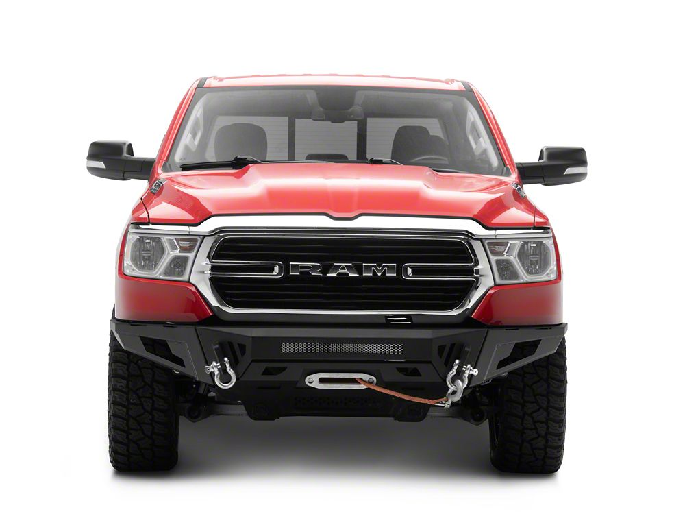 RedRock Pre-Runner HD Modular Winch Mount Front Bumper (19-24 RAM 1500, Excluding Rebel & TRX)