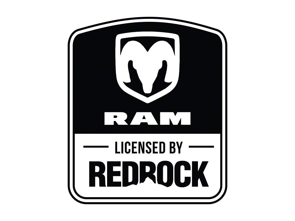 RAM Licensed by RedRock Extreme HD Front Bumper with LED Fog Lights and RAM Logo; Textured Black (13-18 RAM 1500, Excluding Rebel)