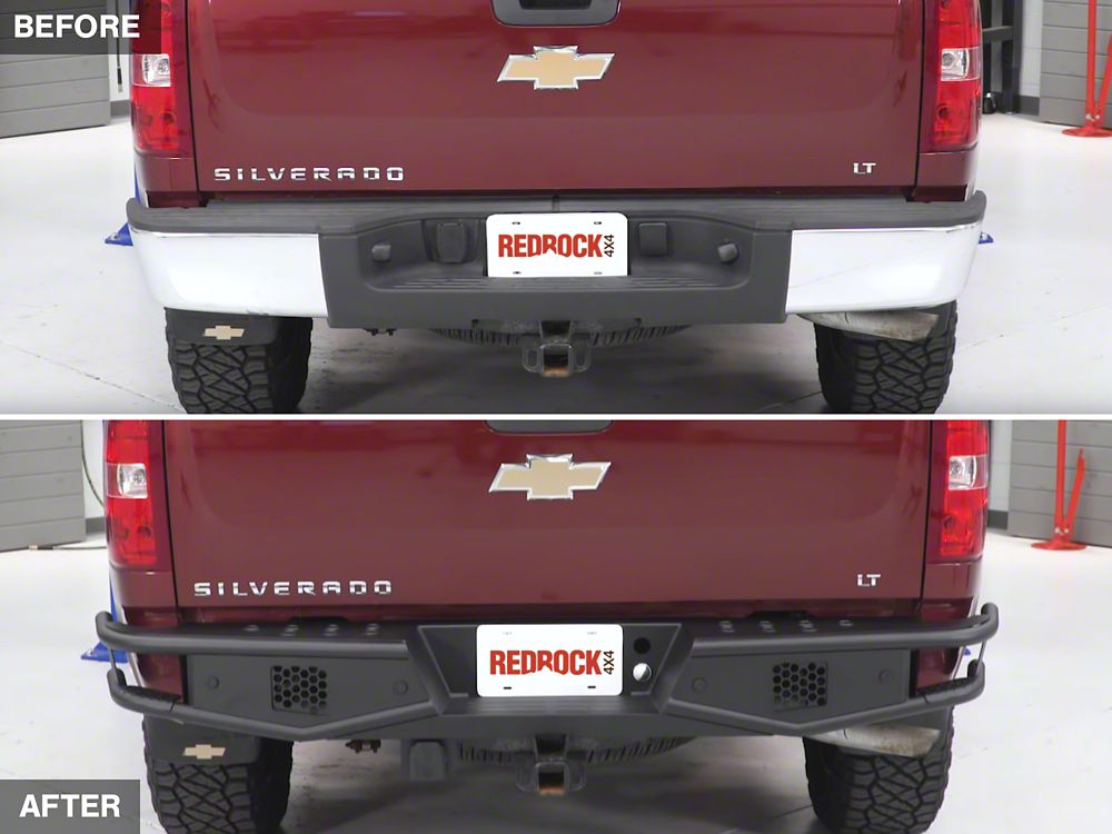 RedRock Tubular Off-Road Rear Bumper (07-18 Silverado 1500)