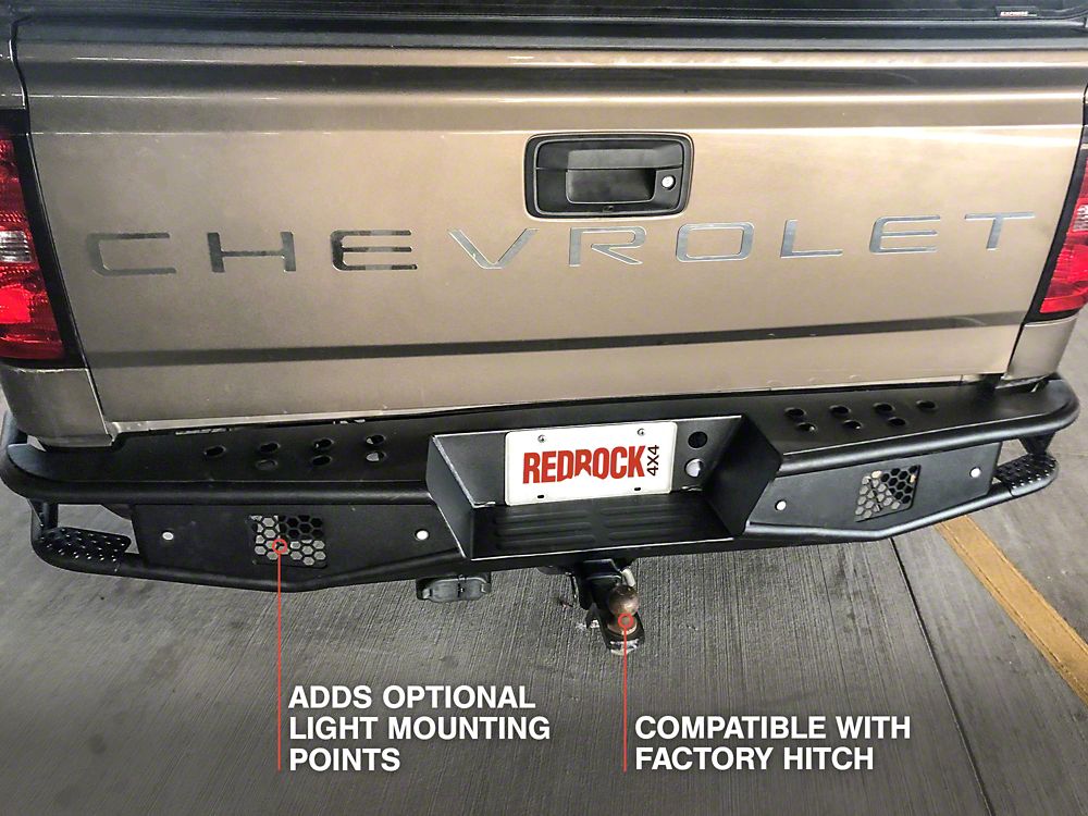 RedRock Tubular Off-Road Rear Bumper (07-18 Silverado 1500)