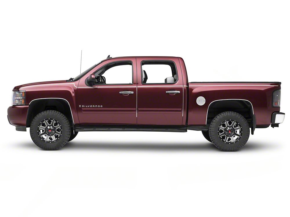 RedRock Fuel Door Cover; Chrome (07-13 Silverado 1500)