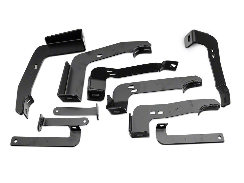 RedRock 5-Inch Oval Bent End Wheel to Wheel Side Step Bars; Stainless Steel (99-06 Silverado 1500 Extended Cab w/ 6.50-Foot Standard Box)