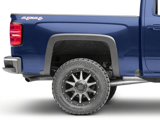 RedRock OEM Style Fender Flares (15-19 Silverado 3500 HD SRW w/o Mud Guards)