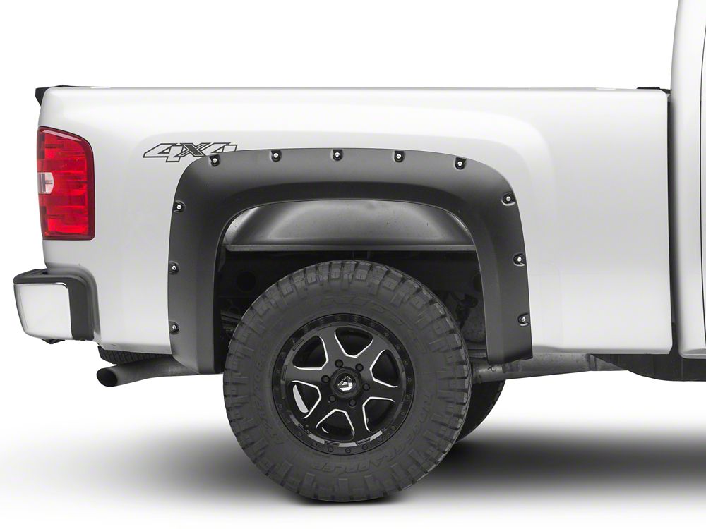 RedRock Pocket Style Fender Flares (07-13 Silverado 1500, Excluding Classic Models)