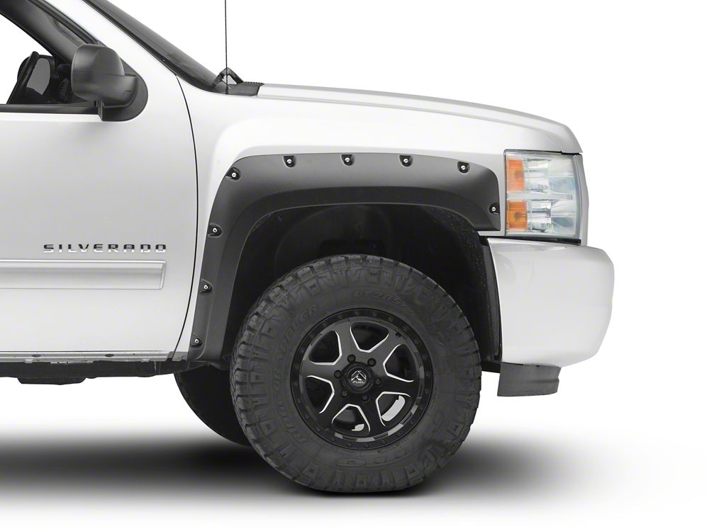 RedRock Pocket Style Fender Flares (07-13 Silverado 1500, Excluding Classic Models)