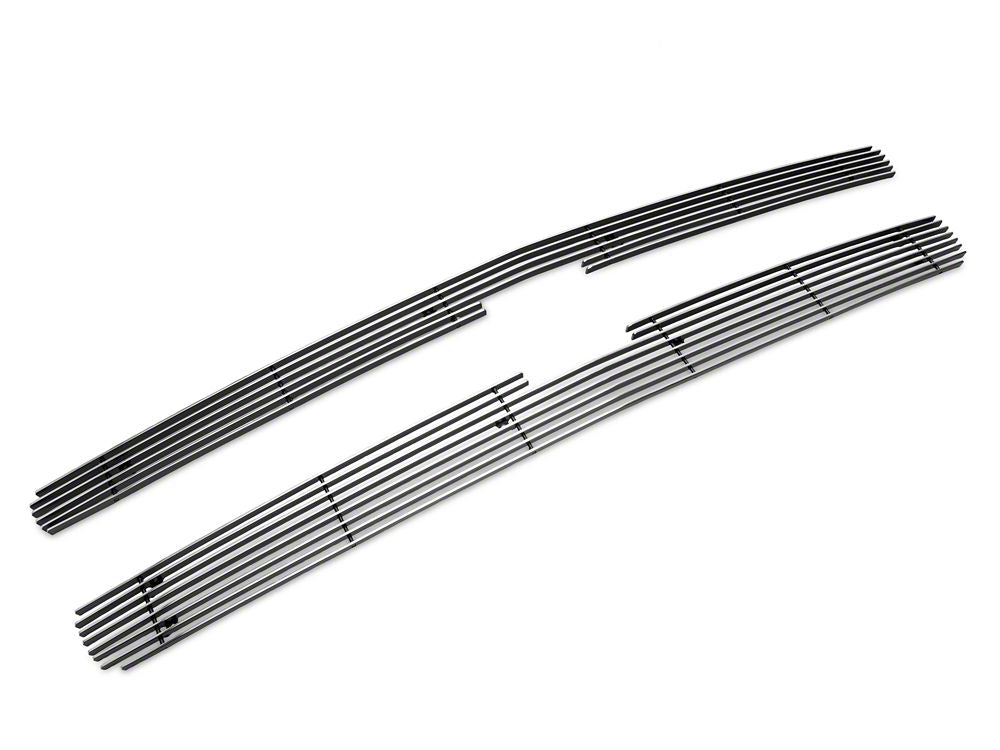 RedRock Upper Overlay Grille; Polished (07-13 Silverado 1500)