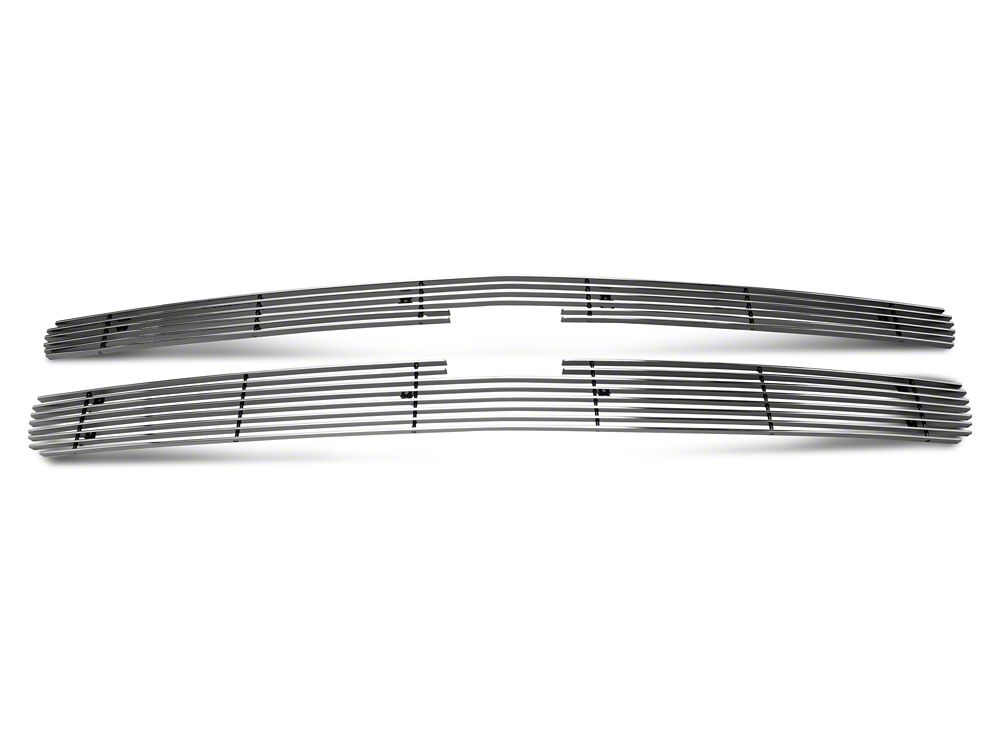 RedRock Upper Overlay Grille; Polished (07-13 Silverado 1500)
