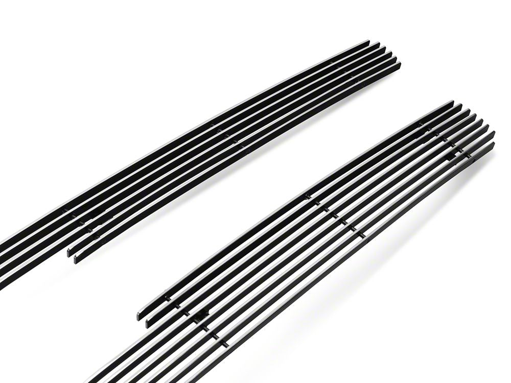 RedRock Upper Overlay Grille; Polished (07-13 Silverado 1500)