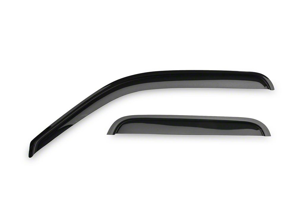 RedRock Window Deflectors; Front and Rear; Smoked (99-06 Silverado 1500 Extended Cab)