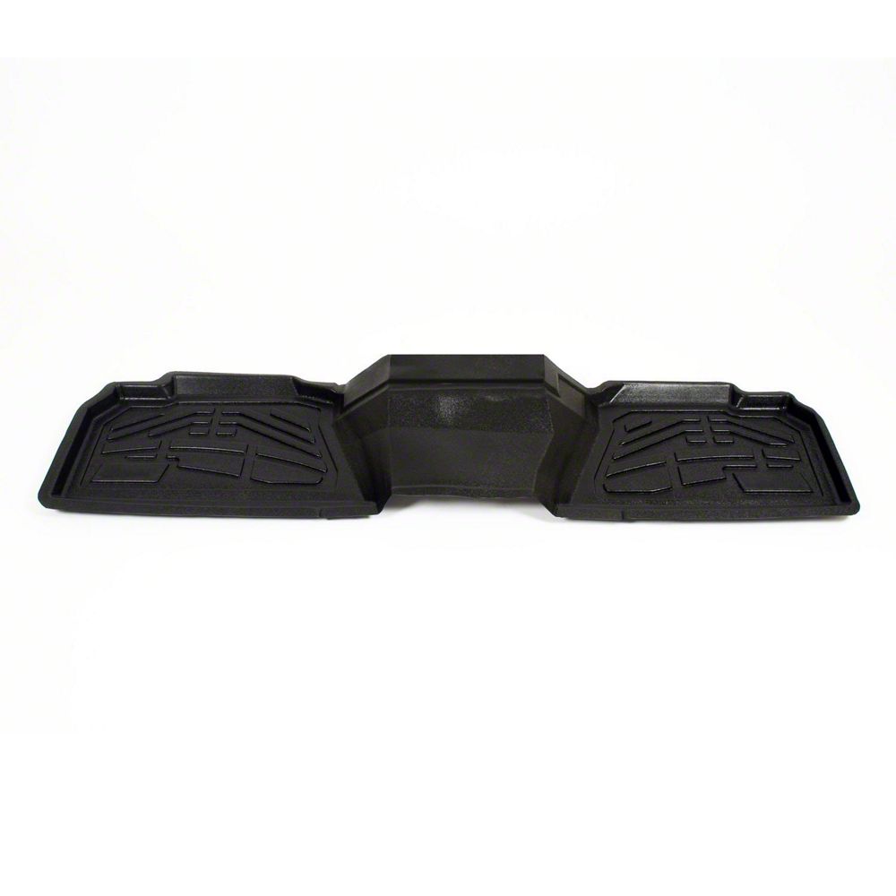 RedRock Sure-Fit Front and Second Row Floor Liners; Black (14-18 Silverado 1500 Crew Cab)