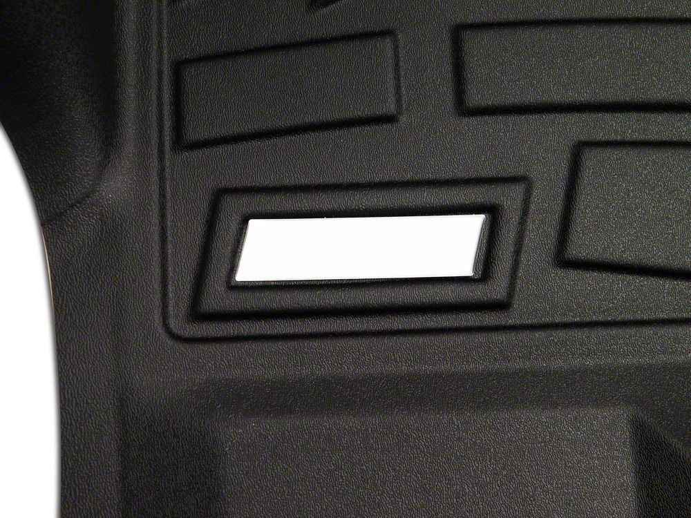 RedRock Sure-Fit Front and Second Row Floor Liners; Black (14-18 Silverado 1500 Double Cab)