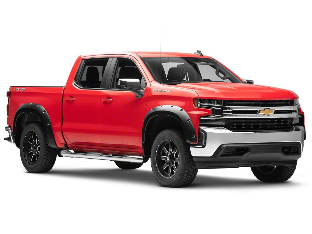 RedRock Pocket Style Fender Flares (19-21 Silverado 1500)