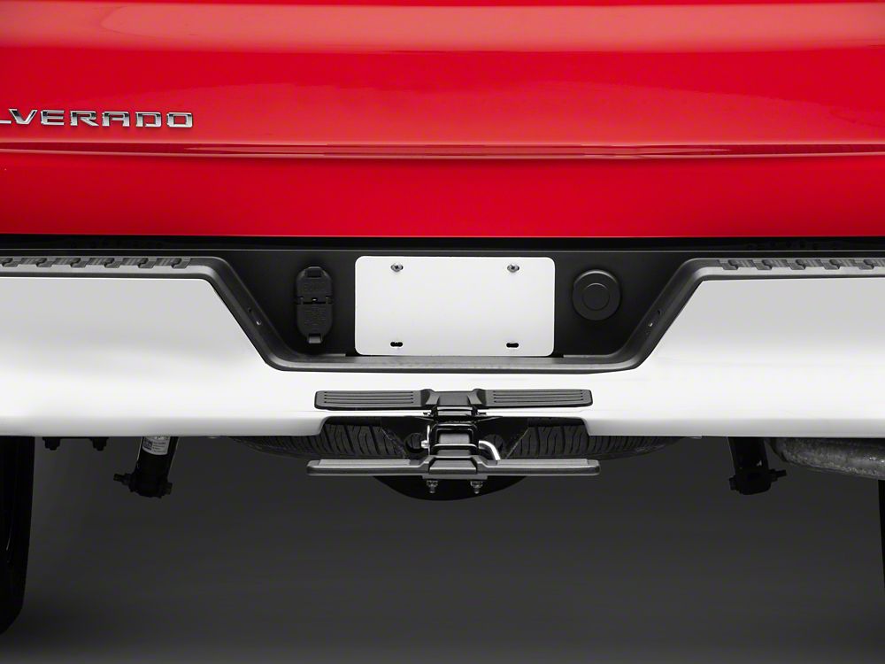 RedRock Cast Aluminum Receiver Hitch Step; Black (Universal; Some Adaptation May Be Required)