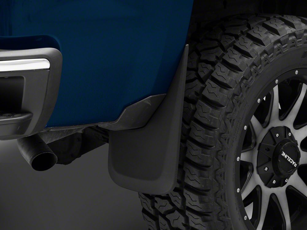 RedRock Mud Flaps; Front and Rear (14-18 Silverado 1500 w/o OE Fender Flares)