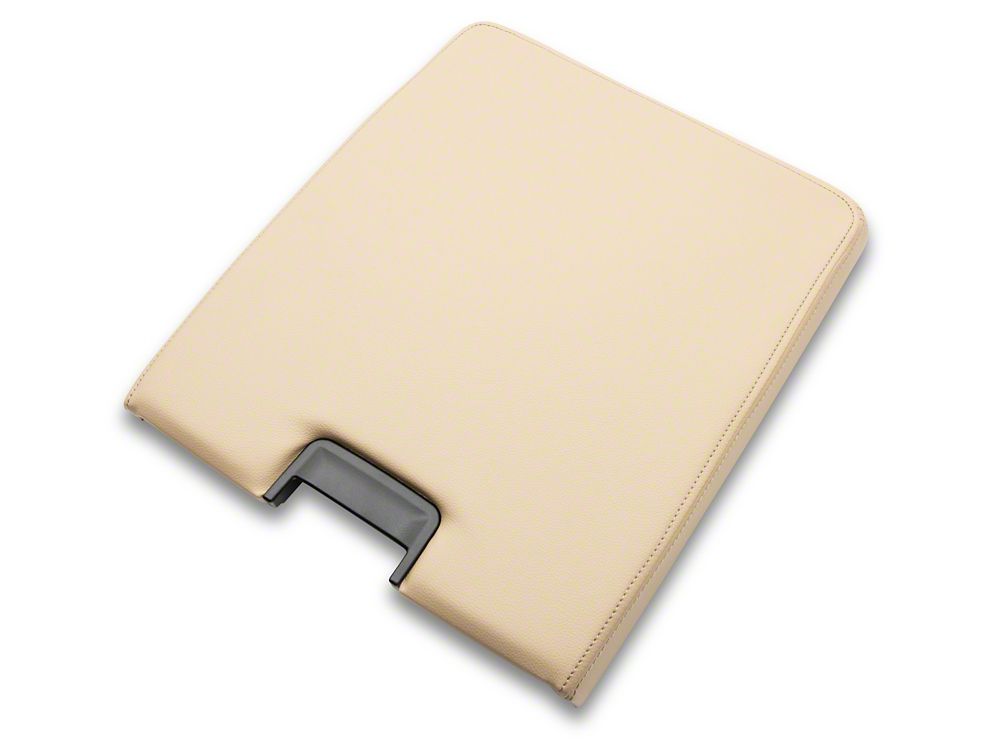RedRock Replacement Leather Center Console Cover Only; Tan (07-13 Silverado 1500)