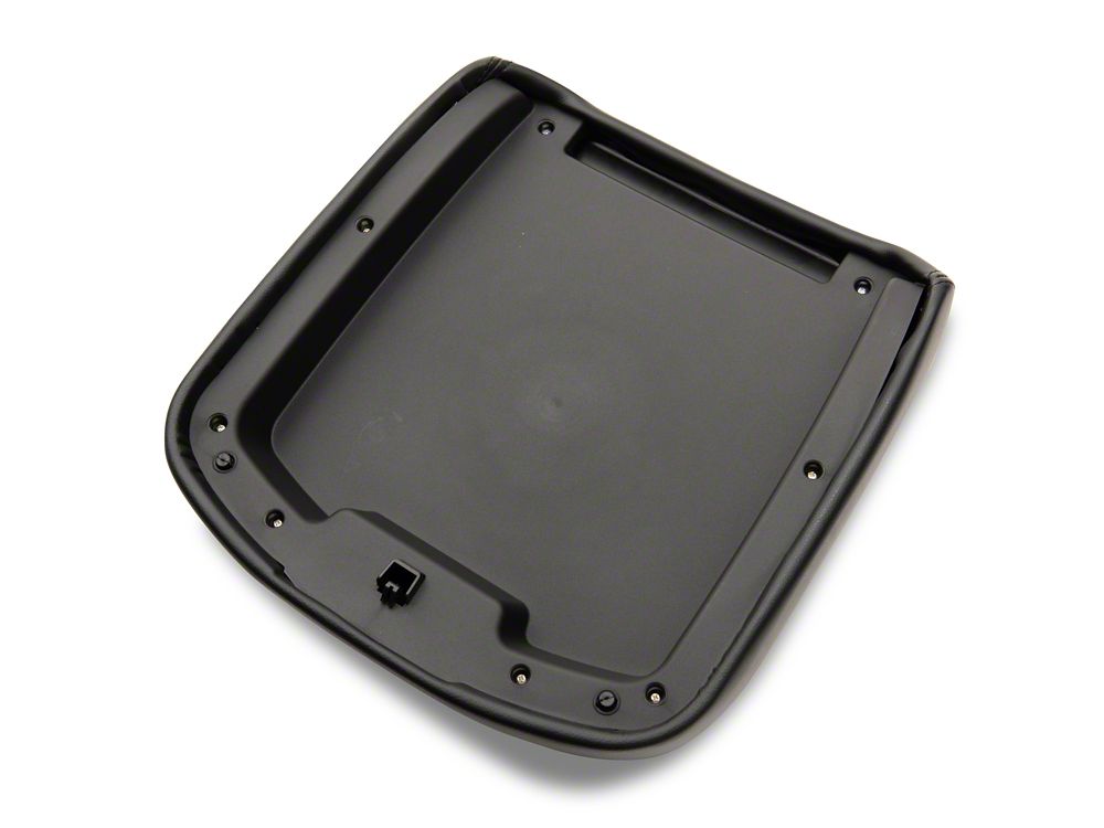 RedRock Replacement Center Console Arm Rest Cover; Black (07-13 Silverado 1500)