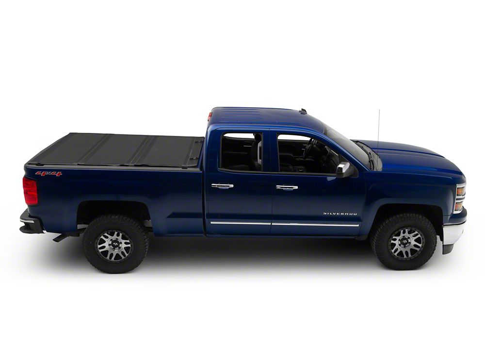 RedRock Low Profile Hard Tri-Fold Tonneau Cover (14-18 Silverado 1500 w/ 6.50-Foot Standard Box)