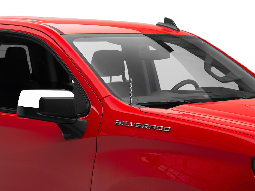 RedRock Billet Antenna; 6-Inch; Polished (07-25 Silverado 1500)