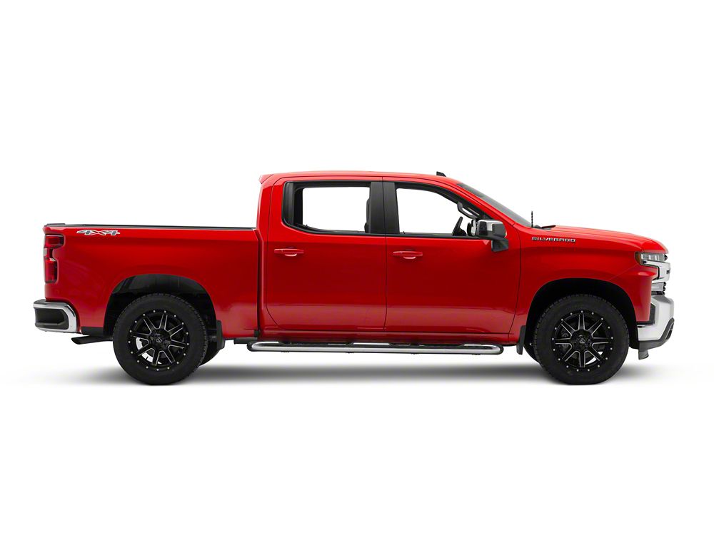RedRock Billet Antenna; 6-Inch; Black (07-25 Silverado 1500)