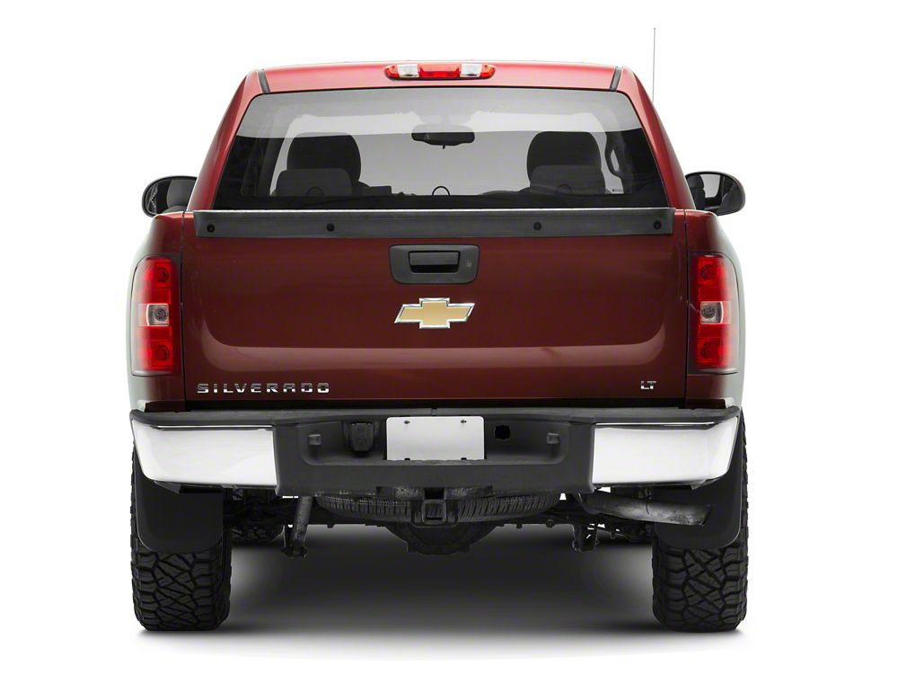 RedRock Molded Mud Guards; Front and Rear (07-13 Silverado 1500 w/o OE Fender Flares)