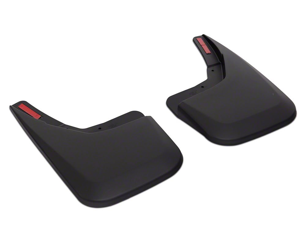 RedRock Molded Mud Guards; Front and Rear (14-18 Silverado 1500 w/o OE Fender Flares)