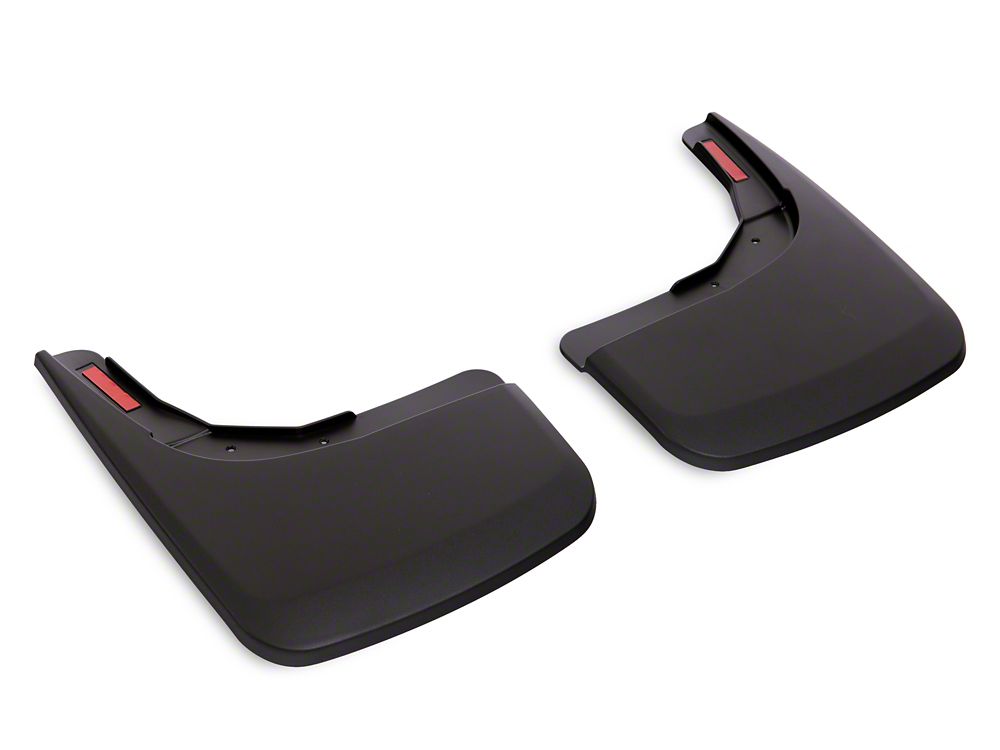 RedRock Molded Mud Guards; Front and Rear (19-25 Silverado 1500 w/o Factory Fender Flares)