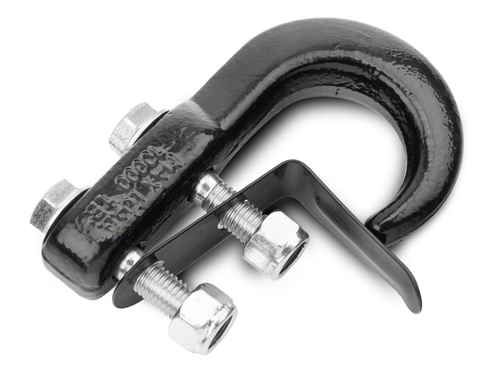 RedRock Tow Hook; Black (Universal; Some Adaptation May Be Required)