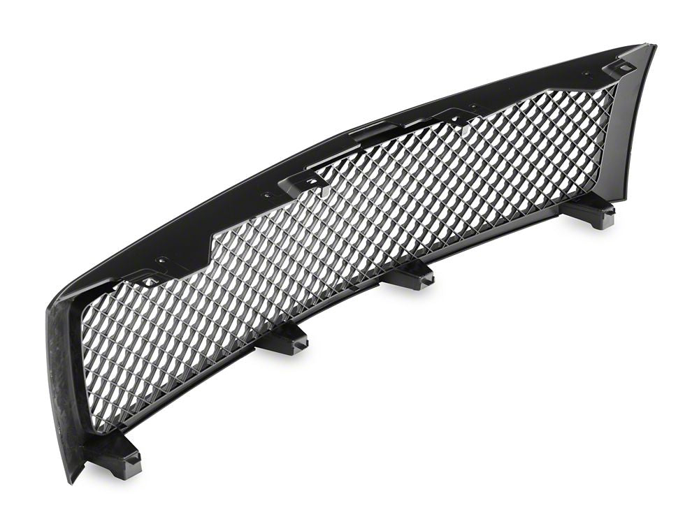 RedRock Mesh Upper Replacement Grille; Black (07-13 Silverado 1500)