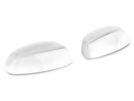 RedRock Mirror Covers; Chrome (07-13 Sierra 1500)