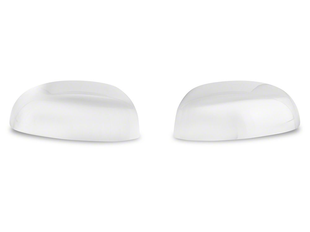 RedRock Mirror Covers; Chrome (07-13 Sierra 1500)