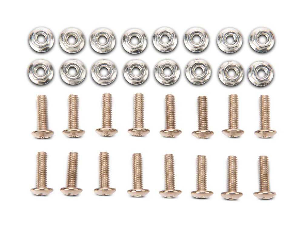 RedRock Replacement Grille Hardware Kit for S112485 Only (16-18 Silverado 1500 w/o Z71 Package)