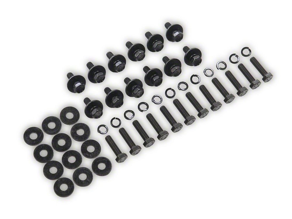 RedRock Replacement Side Step Bar Hardware Kit for S112496 Only (19-25 Silverado 1500 Double Cab)