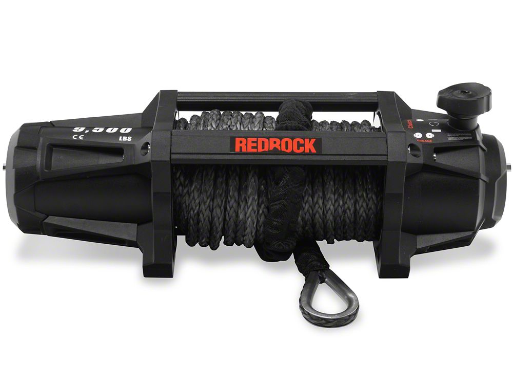RedRock 9,500 lb. Winch with Synthetic Rope and Dual Control Unit (Universal; Some Adaptation May Be Required)