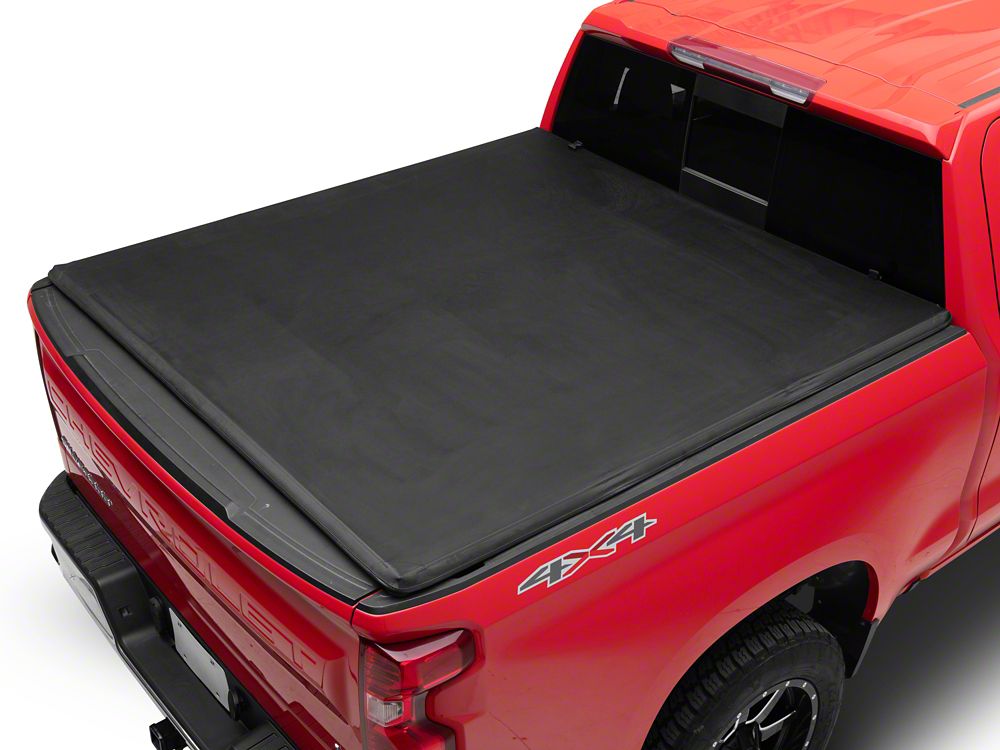 RedRock Soft Tri-Fold Tonneau Cover (19-25 Silverado 1500 w/ 5.80-Foot Short & 6.50-Foot Standard Box)