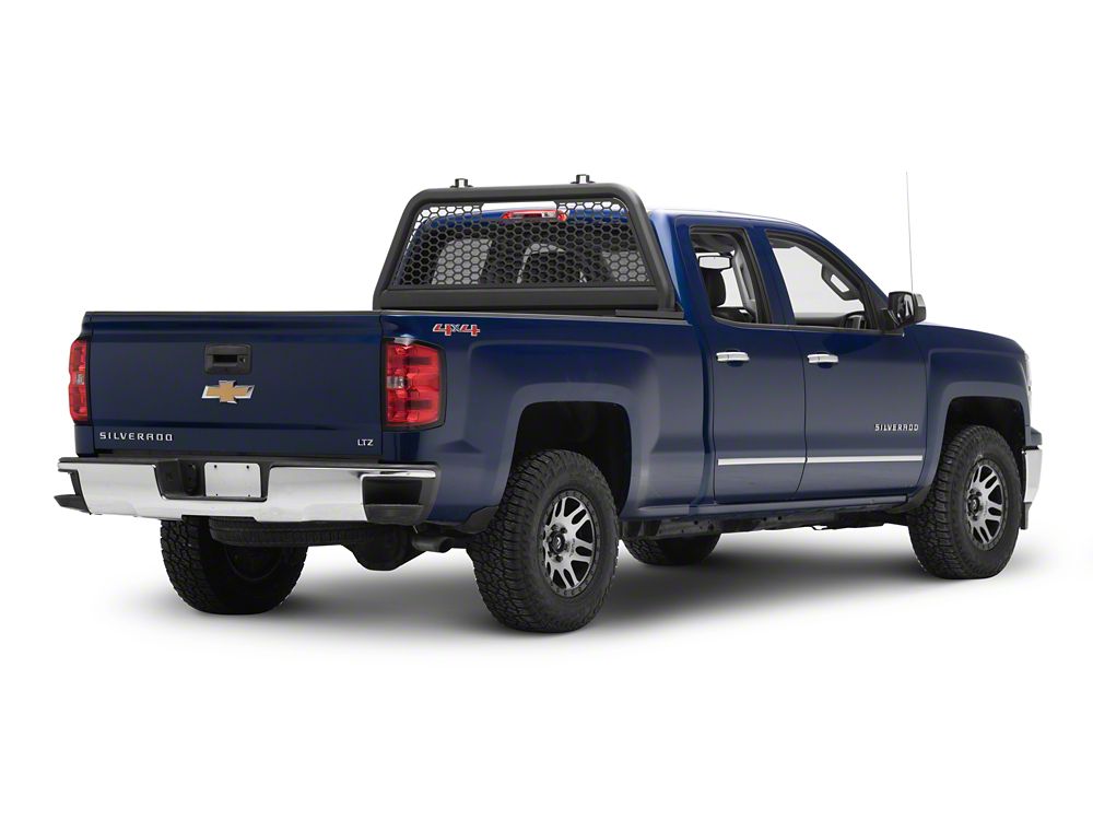 RedRock HD Headache Rack; Textured Black (07-18 Silverado 1500)