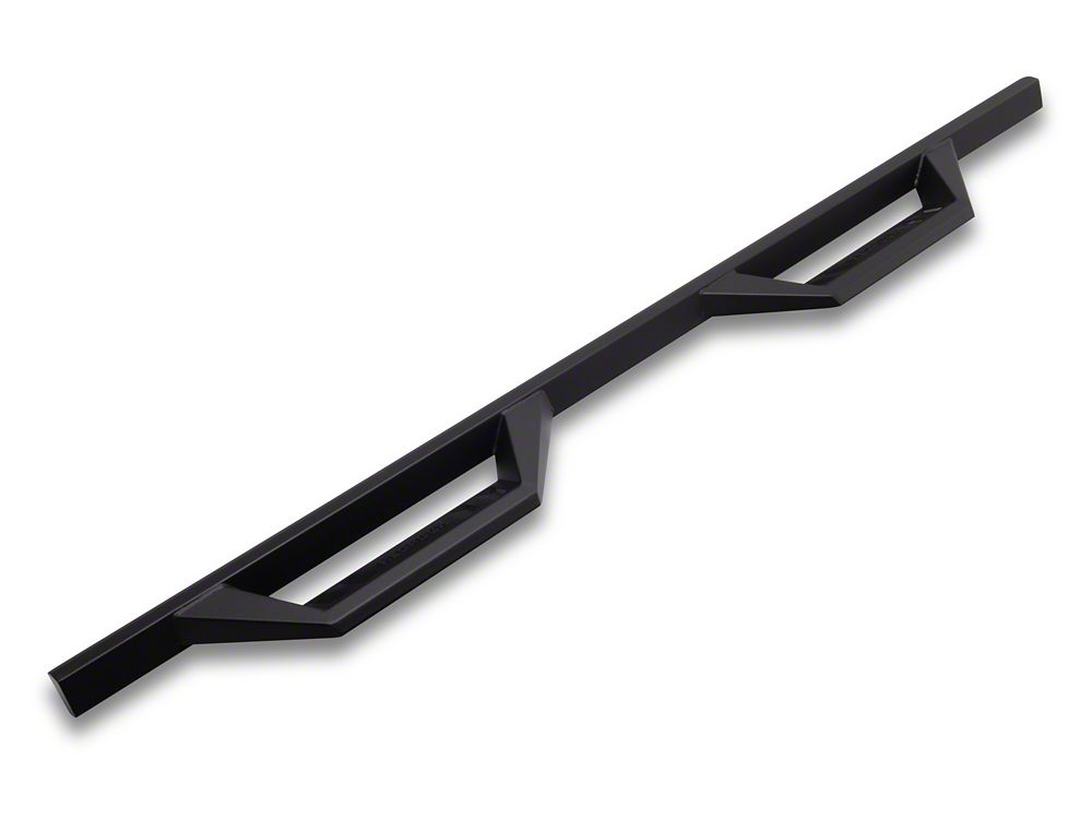 RedRock TC2 Drop Step Running Boards; Textured Black (19-25 Silverado 1500 Crew Cab)