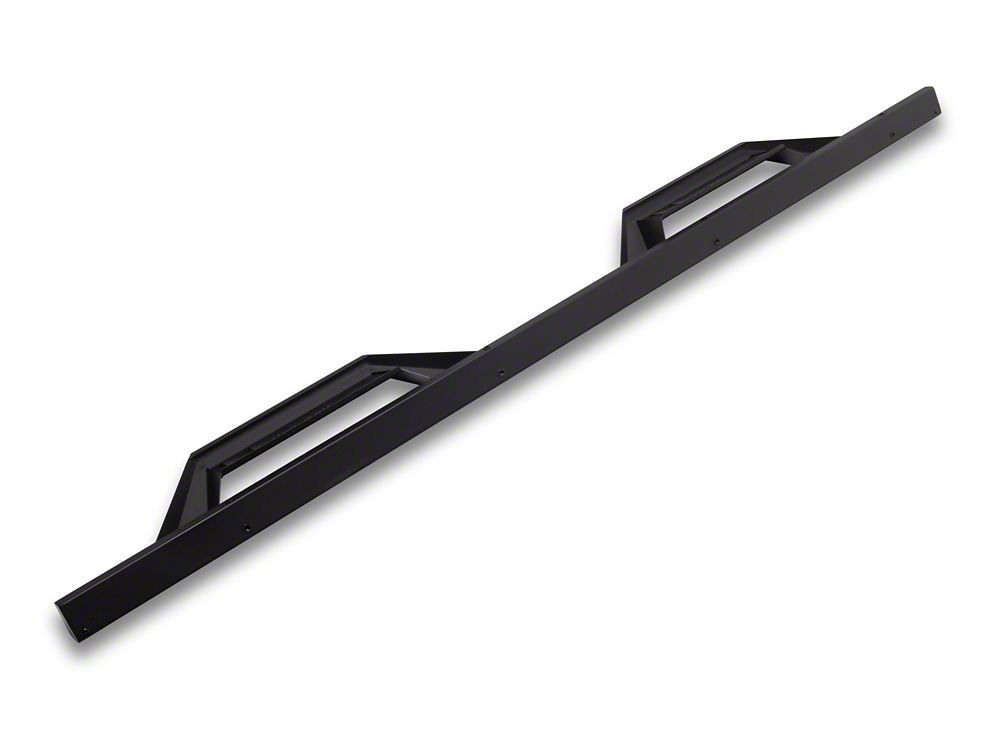 RedRock TC2 Drop Step Running Boards; Textured Black (19-25 Silverado 1500 Crew Cab)