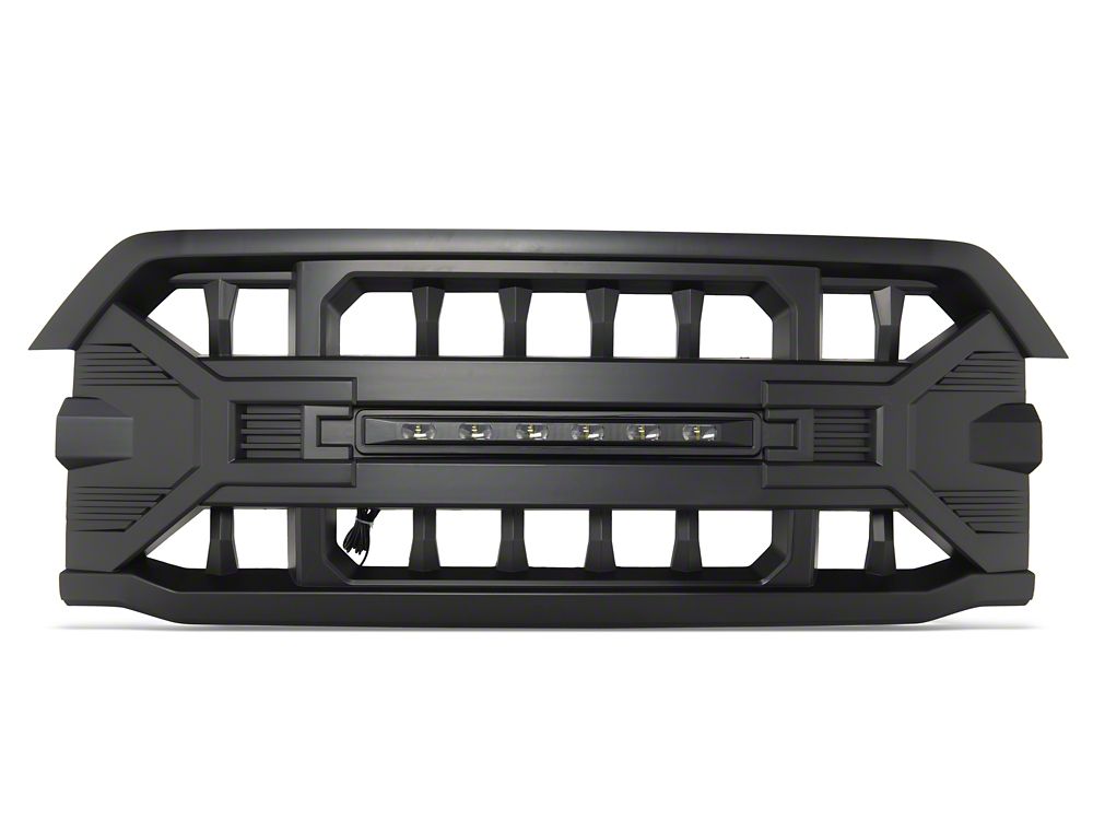 RedRock Armor Upper Replacement Grille with LED Lighting (16-18 Silverado 1500)