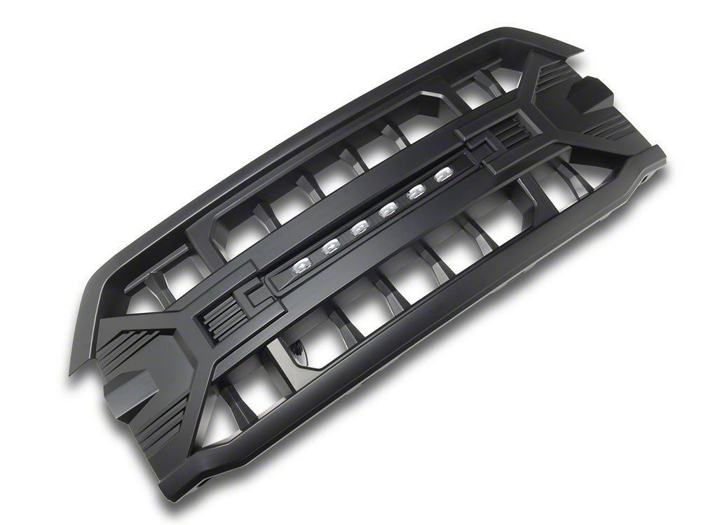 RedRock Armor Upper Replacement Grille with LED Lighting (16-18 Silverado 1500)