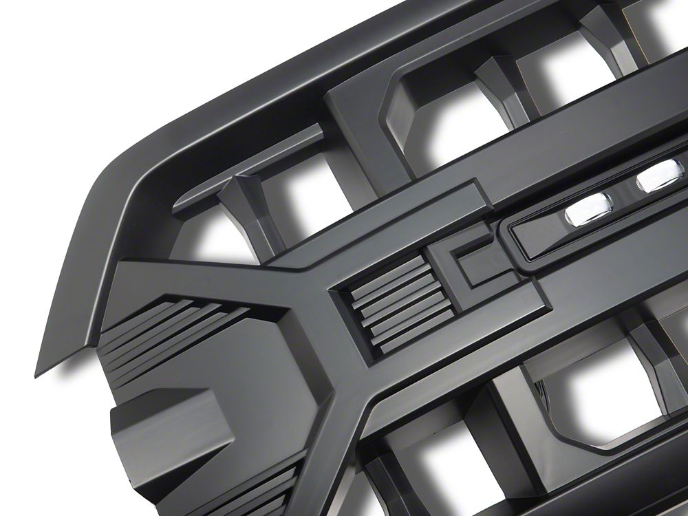 RedRock Armor Upper Replacement Grille with LED Lighting (16-18 Silverado 1500)