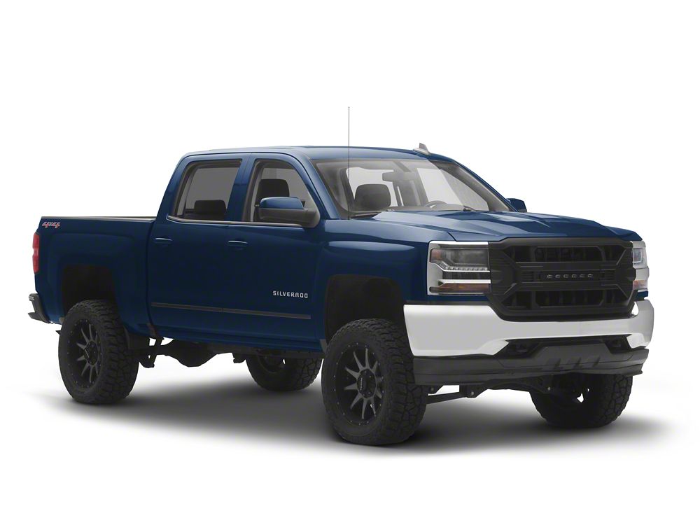 RedRock Armor Upper Replacement Grille with LED Lighting (16-18 Silverado 1500)